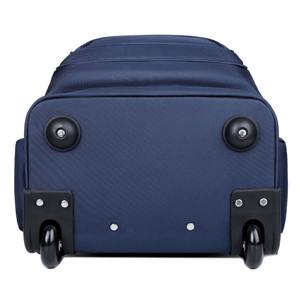Roller Bag Oxford Cloth <b>Trolley</b> Bag Advanced Sense Wheels Spinner <b>Suitcase</b> Luggage Geometric School Travel Use Zipper - Product Image 2