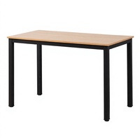 Bureau de travail moderne et durable en bois et acier pour l'étude et l'usage commercial