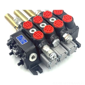 วาล์วควบคุมทิศทางหลายทาง Dcv60 ขนาด 60 ลิตร วาล์วไฮดรอลิกแบบใช้สายเคเบิล 3 ทาง วาล์ว 6 ทาง เกลียวใน ทำจากเหล็กหล่อ - Product Image 3