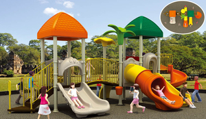 Terrain de jeu extérieur public extérieur petits terrains de jeux diapositives zone d'<span class=keywords><strong>activité</strong></span> pour enfants aire de jeux extérieure - Product Image 2