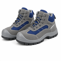 Chaussures de sécurité respirantes AIMVVSEC avec embout en acier anti-écrasement et semelle extérieure en PU antidérapante pour usine, construction et entrepôt