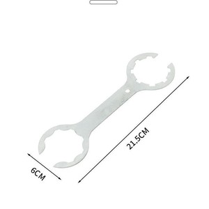 Clé multifonctionnelle pour valve de bouteille de gaz, en acier allié, double extrémité, 1 1/4 pouces, métrique, manuelle, pour la réparation du régulateur de propane GPL - Product Image 5