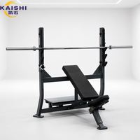 Banc de musculation incliné Olympique, équipement de salle de sport commercial, entraînement de force, musculation, machine de fitness