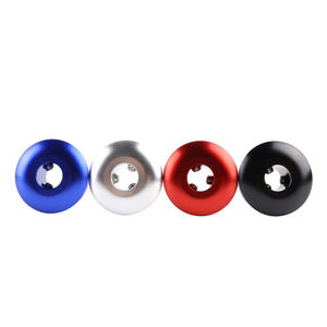 Limitadores de palanca de cambios de aleación de aluminio de 12 mm para modificación de automóviles, cubiertas antipolvo en negro, azul, plateado y rojo - Product Image 1