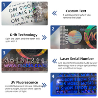 Étiquettes holographiques personnalisées anti-contrefaçon avec motif inviolable, autocollants de sécurité VOID authentiques et sécurisés