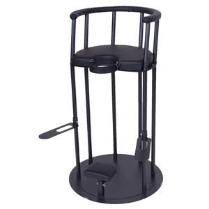 BANSEY Carbon Steel High <b>Chair</b> with Built In Kneeling Rest and Locking Collar Banco de sumision Letto bondage Love <b>chair</b> - Product Image 5