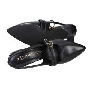 Marco Tozzi Women's Slingback <b>Pump</b> <b>Black</b> 7 Cm Heel Size 38 - Product Image 6