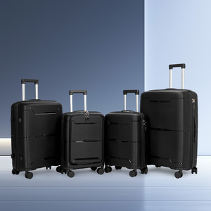 Valise à roulettes 4 roues en polyester, style moderne et simple, légère, durable, coque rigide, étanche, écologique, <span class=keywords><strong>ensemble</strong></span> de bagages cabine - Product Image 2