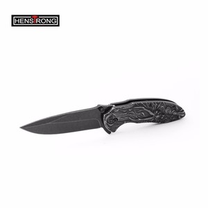 <strong>Dragon</strong> Design Handle Stainless Steel Folding <strong>Knife</strong> for EDC Camping Survival with Excellent Performance Henstrong H-K253284 - Product Image 2