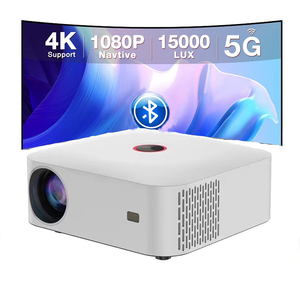 2023 New <span class=keywords><strong>T7</strong></span> Xách Tay Chiếu Native 1080P Android 9.0 5G Wifi Rạp Hát Tại Nhà LCD LED Chiếu Thông Minh Android 4K Máy Chiếu Mini - Product Image 2