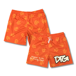 Short de basketball streetwear décontracté vintage en polyester avec poche pour homme - Product Image 3