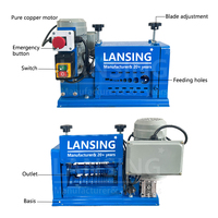 Dénudeur électrique portable M30-1 à lame unique, compact et peu encombrant, pour le traitement des fils de cuivre usagés, machine de recyclage des fils de cuivre