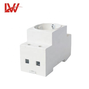 Châu Âu Đức tiêu chuẩn ổ cắm ac30 Modular ổ cắm Din Rail gắn Plu ổ cắm 16A - Product Image 4
