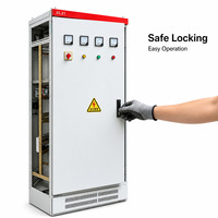 Armoire de distribution électrique basse tension sur pied pour intérieur LXD 0033-10, boîtier de panneau de distribution