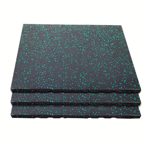 Wavar đào tạo phòng tập thể dục tập thể dục cao su bảo vệ thảm sàn không độc hại thân thiện với môi trường đầy màu sắc điểm thảm sàn - Product Image 1