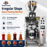 Máquina Automática para Envasar en Bolsitas de Forma Personalizada, para Pasta de Tomate, Kétchup, Miel y Salsas
