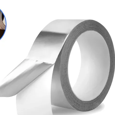 Супер клейкая заводская цена Премиум термостойкая Водонепроницаемая самоклеящаяся лента из алюминиевой фольги