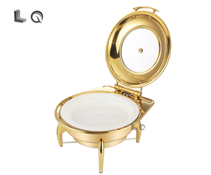 Calentador de Comida Tipo Concha de Almeja de Acero Inoxidable de Alta Gama y Duradero, con Capacidad de 9L/6L, con Estufa de Alcohol para Hoteles y Restaurantes - Product Image 6