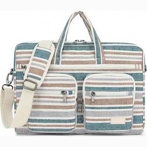 Échantillon gratuit Nouveau système de couleurs chaudes personnalisé Étanche Antichoc Multifonctionnel Sac à main bandoulière de bureau Sac pour ordinateur portable pour femmes - Product Image 6