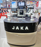 MOTON Barista robot 24h/24, machine à latte parfaite, machine à café entièrement automatique en acier inoxydable, capacité de 150 à 200 boissons