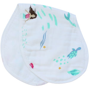 Super suave bebé 2 Paquete de alimentación dentición babear babero eructo tela de algodón para babeando y dentición con - Product Image 5