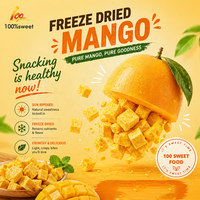 Fruits déshydratés surgelés sur mesure en usine : Cubes de mangue – Nouveauté tendance
