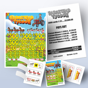<span class=keywords><strong>Precio</strong></span> bajo <span class=keywords><strong>de</strong></span> alta calidad Impresión personalizada Pull Tab Lotería Billetes <span class=keywords><strong>de</strong></span> juego y tablero - Product Image 6