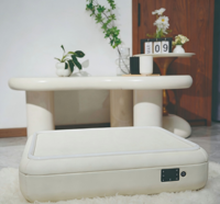 Tapis pour animaux de compagnie en laine intelligente avec lumières LED, lecteur de musique, contrôle de la température, coussin doux amovible et lavable pour chats