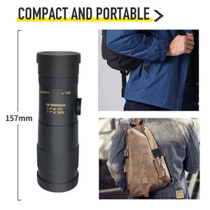تلسكوب أحادي العين فائق الحجم 10-300x40mm مع حامل ثلاثي القوائم مقاوم للماء - Product Image 5