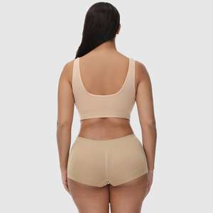 Conjunto de Lencería de 2 Piezas, Panties Cortos sin Costuras y Corsé para Mujer, Económico y a la Moda - Product Image 3