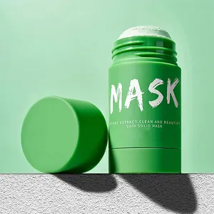 Hot Huidverzorging Beauty Producten Private Label Huid Reparatie En Acne Verwijderen Biologische Groene Thee Muskus Klei Masker Stok Voor Vrouwen