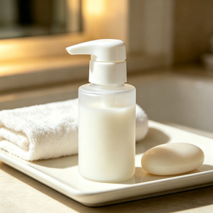 Dispensador de loción de plástico blanco de 28/410 y 4.5 ml con bomba de bloqueo izquierda/derecha para champú, gel de ducha y botellas de cosméticos - Product Image 3