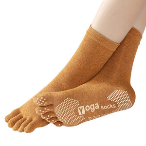 Yoga Socks Non-Slip Five-Toe Ankle Length For Yoga Women Anti-Slip Sport Socks - Product Image 2