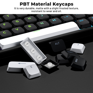 Xvx ปุ่มกด R2เส้นขอบฟ้าราคาต่ำ PBT WOB ปุ่มระยิบระยับ-Through <span class=keywords><strong>keycap</strong></span> คีย์127คีย์กล - Product Image 5