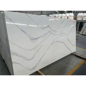 Dalles de quartz Calacatta gris livraison usine – Prix du quartz Calacatta - Product Image 6