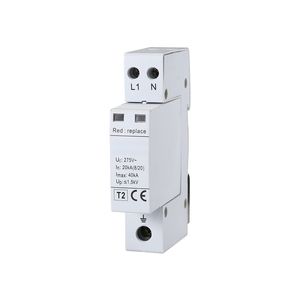 Parafoudre Gloca 1PN 20KA 40KA T2 275V Dispositif de protection du système électrique - Product Image 1