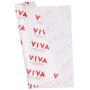 Wholesale Customized Printed Logo Food Grade Greaseproof Wax Sandwich Packaging Paper for Food <b>Burger</b> Fried Chicken Fries - Product Image 2