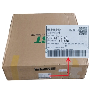 Terminal de sertissage fil-carte en laiton étamé disponible, 18-16 AWG, Contact JST SIN-41T-<span class=keywords><strong>2</strong></span>.4S <span class=keywords><strong>Original</strong></span> SIN - Product Image 3
