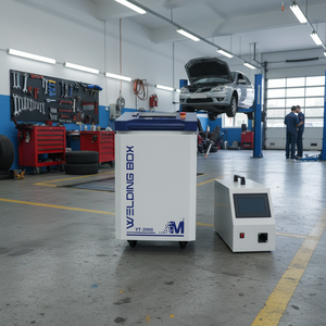 Machine de soudage au laser à fibre de haute précision, soudeuse portative pour acier inoxydable et cuivre, laser <span class=keywords><strong>HF</strong></span> - Product Image 1