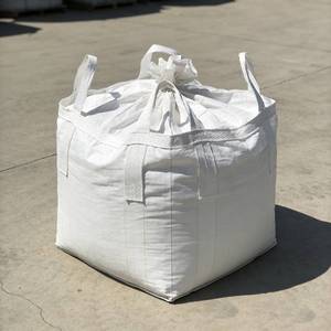 ถุงจัมโบ้รีไซเคิลได้ ผลิตจากโพลีโพรพิลีน FIBC แบบทอ ป้องกันการรั่วซึม สำหรับงานก่อสร้าง จัดเก็บฟืน และโลจิสติกส์ - Product Image 1