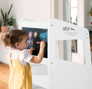 Sgabello Moderno di Alta Qualità per Bambini, Torre in Legno per Bagno e Cucina - Product Image 3