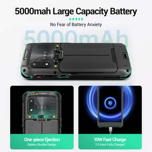 Rugged 5.5 \ "Android 11 Pro PDA Máy Tính Di Động Với 2D Máy Quét Mã Vạch Cổng USB N100 CPU Công Nghiệp Pocket PC - Product Image 2