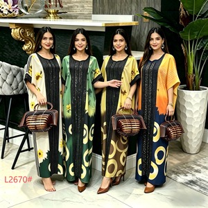 Eleganti Abiti Abaya Aperti e Modesti, Cardigan Kimono Monocolore con Perline, Vestito Lungo Jubah per <span class=keywords><strong>Abbigliamento</strong></span> Islamico Arabo Musulmano Eid - Product Image 4