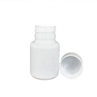 Comprimés de capsule de PP de couleur et logo personnalisés contenant de pilule 50ml bouteille en plastique de capsule de vitamine de supplément vide pour l'emballage