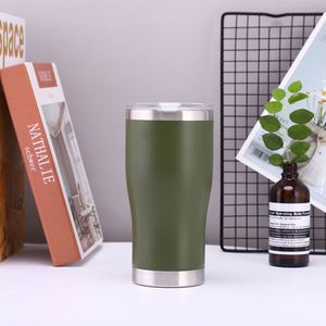 30oz Curved Tumbler Stainless Steel Vacuum Insulated <b>Double</b> <b>Wall</b> Mug with 2in1 Detachable Lid Gift <b>Box</b> - Product Image 3
