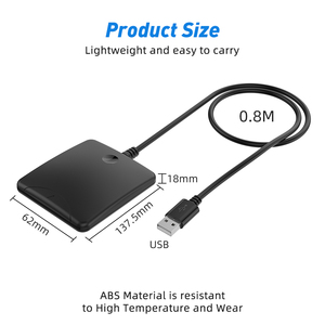 Usb IC ID Đầu đọc thẻ thông minh iso7816 tín dụng Đầu đọc thẻ thông minh Nhà văn với <span class=keywords><strong>Android</strong></span> SDK - Product Image 6