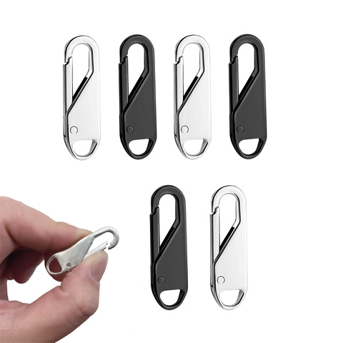 Custom New Design Novelty Spring Carabiner Zipper Puller Replacement for Bags Garments Jackets