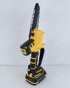 <b>Mini</b> <b>Chainsaw</b> 6 Inch with Two Battery and One Charger Power <b>Chainsaw</b> with Security Lock Cordless <b>Chainsaw</b> - Product Image 4
