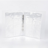 Album de cartes en plastique A4 A5 A6 personnalisé PP couverture rigide transparente peigne en plastique documents de reliure personnalisable