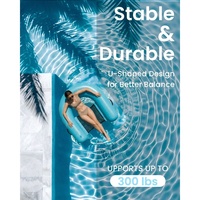 Chaises flottantes gonflables en forme de U